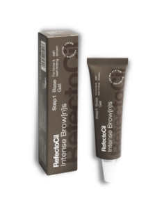 Vopsea gel sprancene si gene - Intense Brows - maro cenusiu - 15 ml - Refectocil