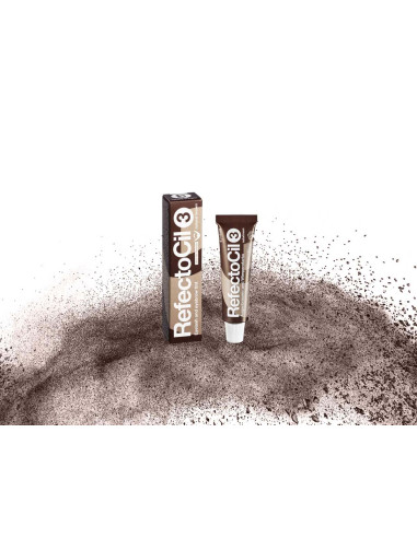 Refectocil vopsea de gene si sprancene maro Nr.3