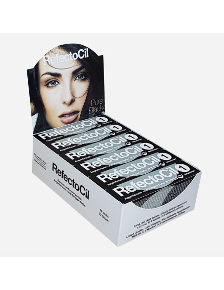 Vopsea sprancene si gene - negru - 1 - 12 buc - Refectocil