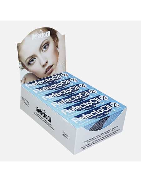 Vopsea sprancene si gene - albastru - 2.1 - 12 buc - Refectocil